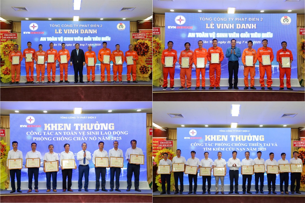 Các tập thể và cá nhân được vinh danh và khen thưởng tại Hội nghị Các tập thể và cá nhân được vinh danh và khen thưởng tại Hội nghị