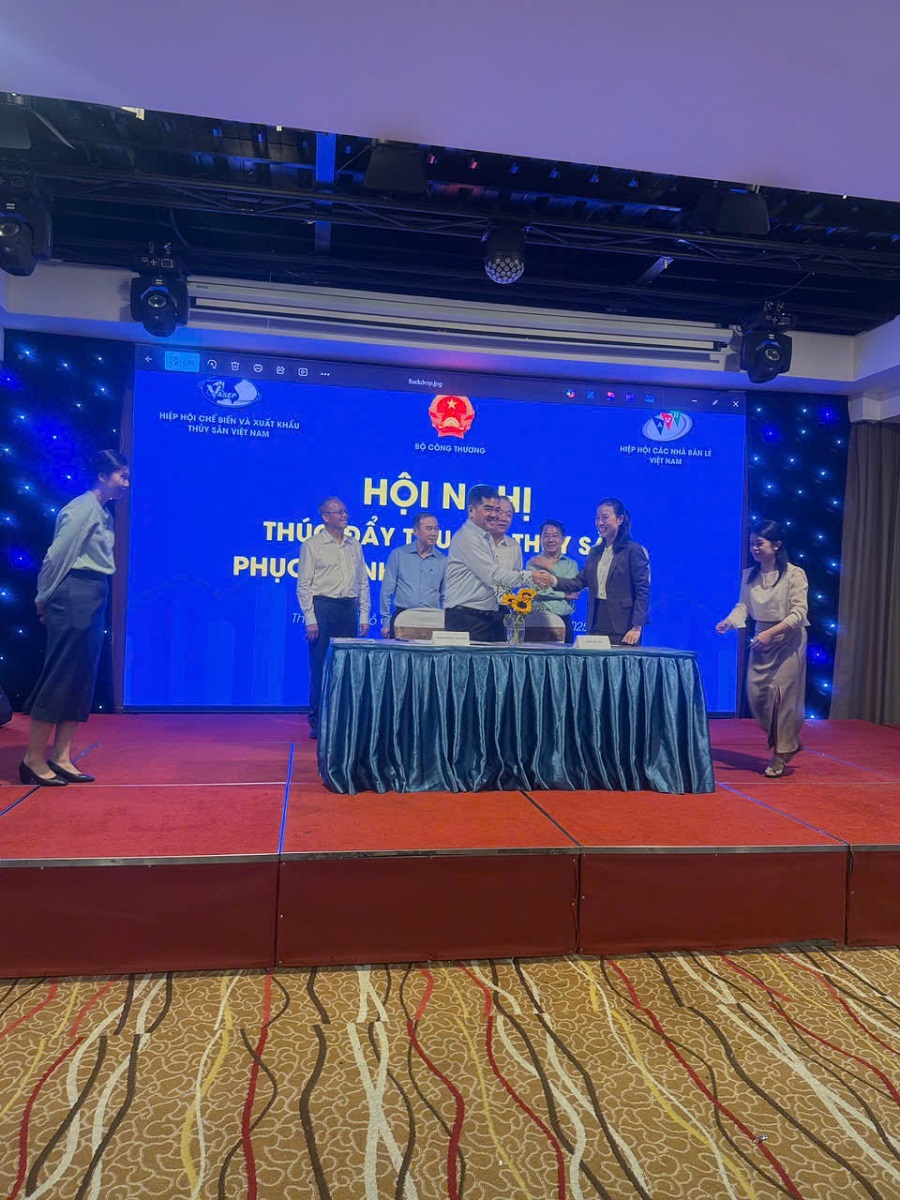 Ký kết giữa các hệ thống siêu thị và doanh nghiệp thủy sản