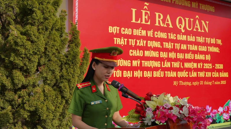 Lễ ra quân tại phường Mỹ Thượng, TP Huế