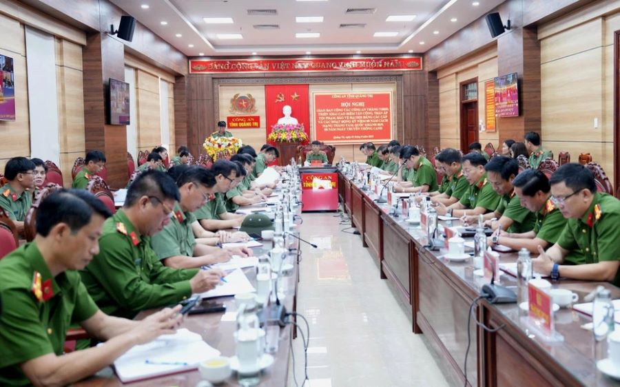 Công an tỉnh Quảng Trị triển khai cao điểm tấn công, trấn áp tội phạm.