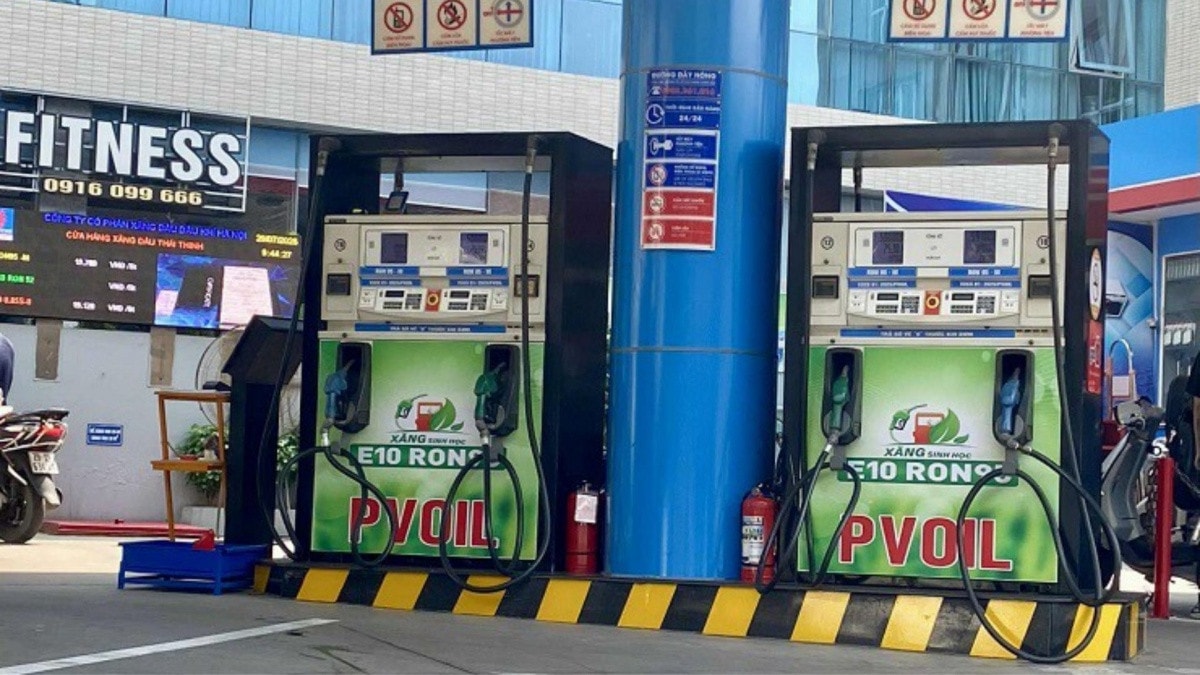 Thí điểm bán xăng sinh học E10 từ hôm nay ngày 1/8