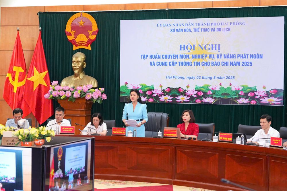 Hải Phòng: Tập huấn chuyên môn, nghiệp vụ, kỹ năng phát ngôn và cung cấp thông tin cho báo chí năm 2025