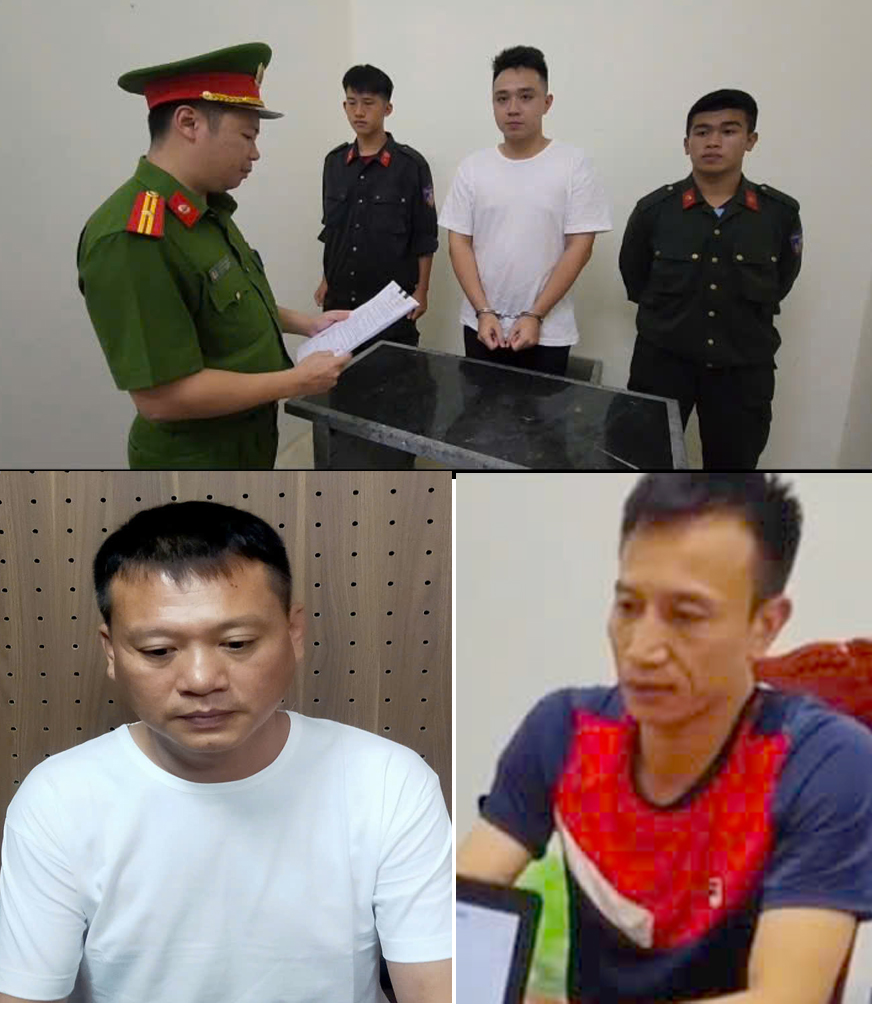 Cơ quan Cảnh sát điều tra Công an tỉnh Thanh Hóa khởi tố Trần Ngọc Tài, Nguyễn Văn Dũng, Phan Hoàng Quân về tội 