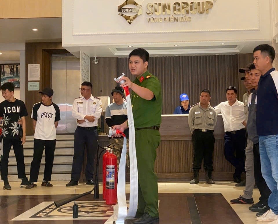 Đội chữa cháy và CNCH khu vực KV6 quán triệt các nội dung thực tập Đội chữa cháy và CNCH khu vực KV6 quán triệt các nội dung thực tập