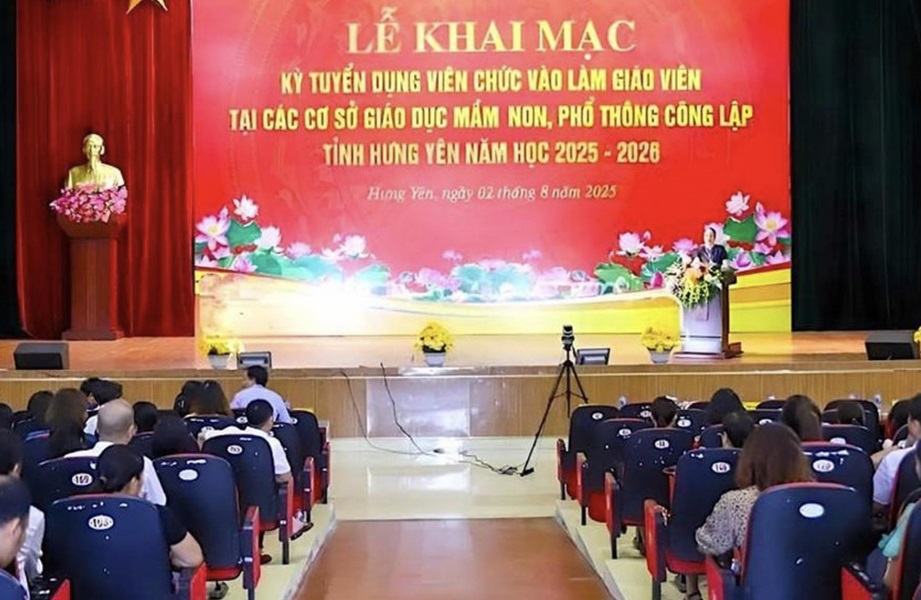 Hưng Yên: Hơn 2.000 ứng viên dự kỳ thi tuyển dụng viên chức giáo dục