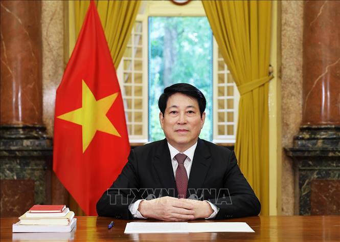 Chủ tịch nước Lương Cường gửi Thông điệp chúc mừng nhân dịp kỷ niệm 80 năm thành lập Liên hợp quốc. Ảnh: Lâm Khánh/TTXVN Chủ tịch nước Lương Cường gửi Thông điệp chúc mừng nhân dịp kỷ niệm 80 năm thành lập Liên hợp quốc. Ảnh: Lâm Khánh/TTXVN
