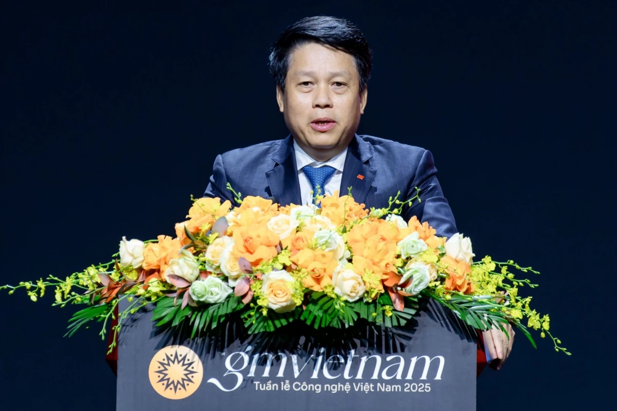 Ông Phạm Tiến Dũng, Phó Thống đốc Ngân hàng Nhà nước Việt Nam phát biểu tại sự kiện. Ảnh Ban Tổ chức. Ông Phạm Tiến Dũng, Phó Thống đốc Ngân hàng Nhà nước Việt Nam phát biểu tại sự kiện. Ảnh Ban Tổ chức.