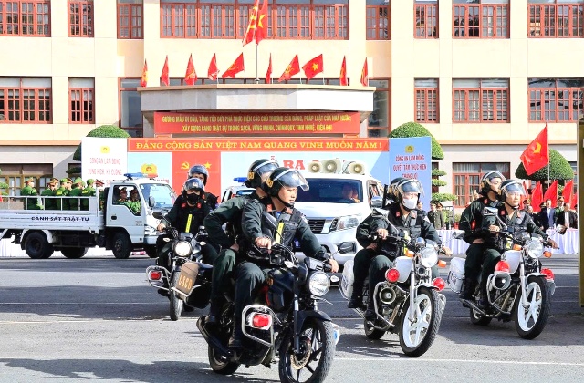 Lâm Đồng: Ra quân tấn công, trấn áp tội phạm đảm bảo an ninh trật tự