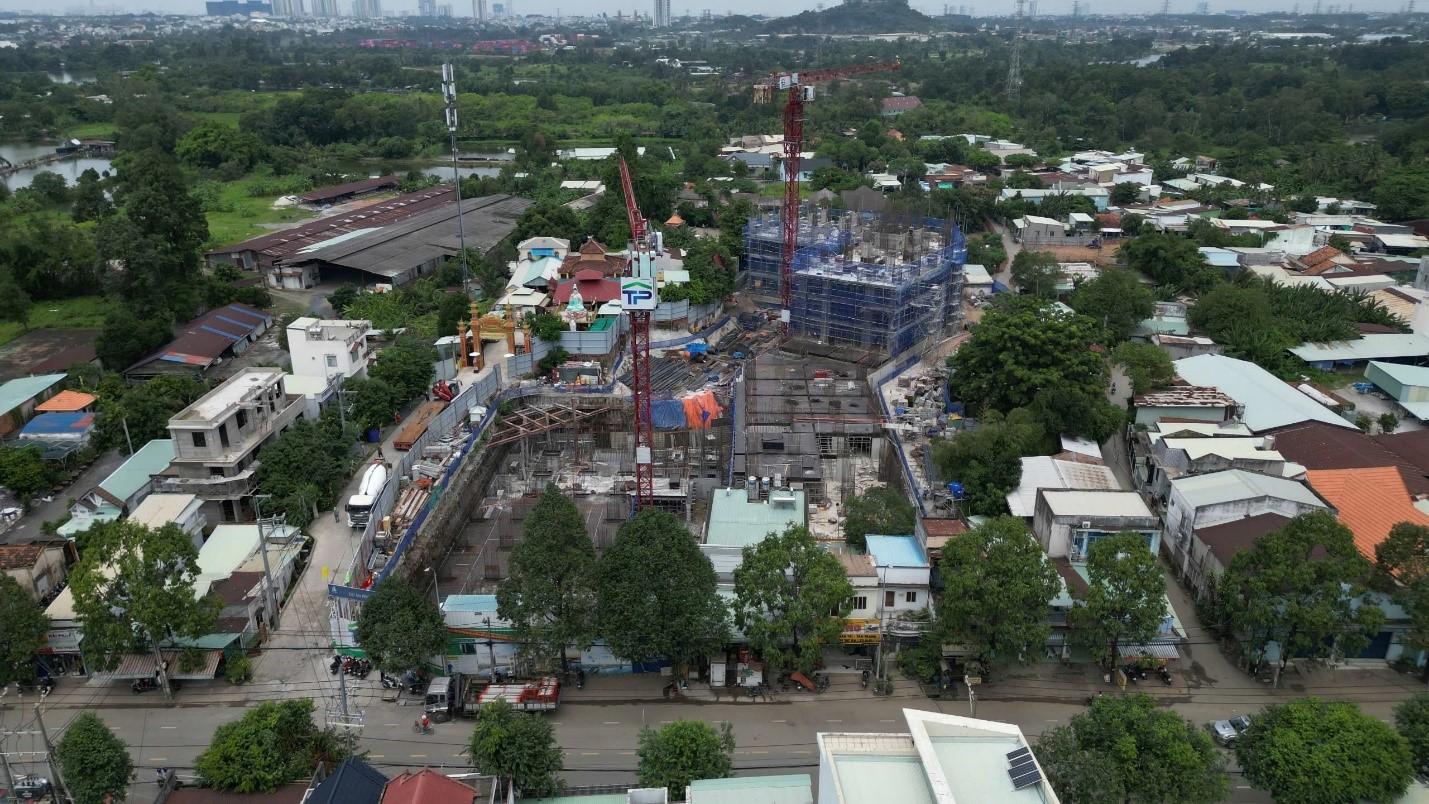 Toàn cảnh tiến độ thực tế dự án Fresia Riverside – Dấu ấn thi công đảm bảo tiến độ, chuẩn bị cho hành trình bàn giao chất lượng