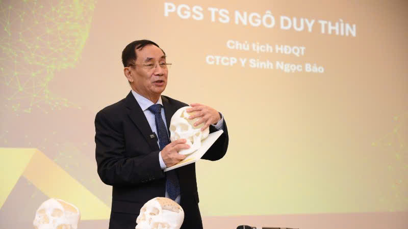Lần đầu tiên Việt Nam cấp phép lưu hành mảnh ghép hộp sọ PEEK in 3D cá thể hóa