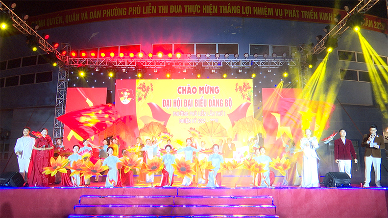 Chương trình nghệ thuật “Phù Liễn đón bình minh” chào mừng Đại hội đại biểu Đảng bộ phường Phù Liễn lần thứ I, nhiệm kỳ 2025–2030