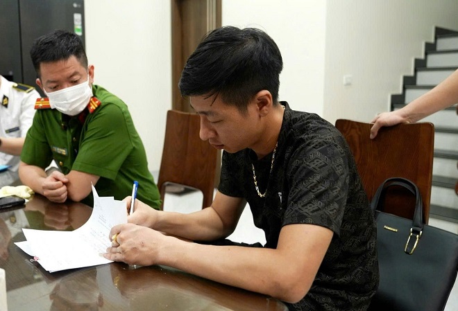 Đối tượng Lê Văn Tươi trong vụ án liên quan đến việc buôn bán, tiêu thụ lợn chết, lợn bệnh ra chợ, quán ăn trên địa bàn Thành phố.