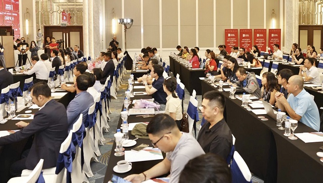 Quang cảnh buổi họp báo. Ảnh: TP Quang cảnh buổi họp báo. Ảnh: TP