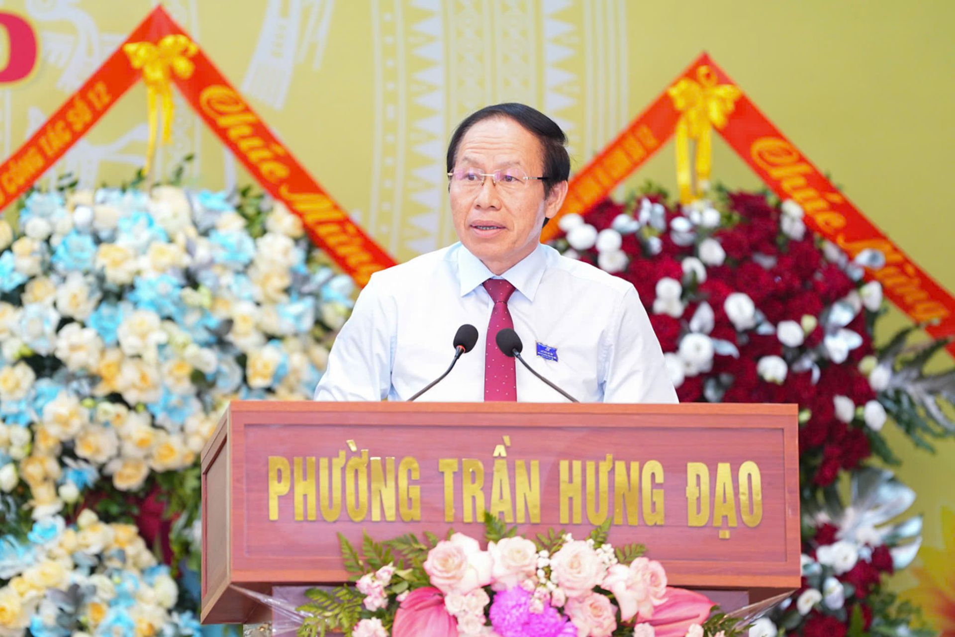Đồng chí Bí thư Thành uỷ Lê Tiến Châu phát biểu chỉ đạo Đại hội. Đồng chí Bí thư Thành uỷ Lê Tiến Châu phát biểu chỉ đạo Đại hội.