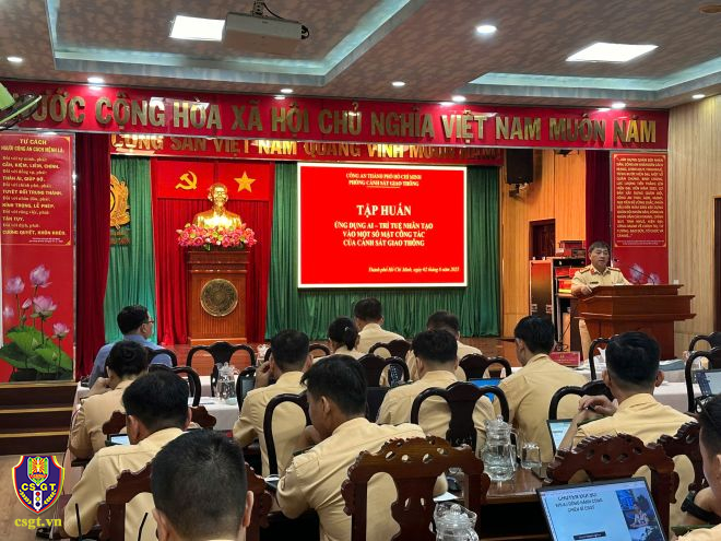 TP.HCM: Cảnh sát giao thông dùng trí tuệ nhân tạo vào công tác nghiệp vụ