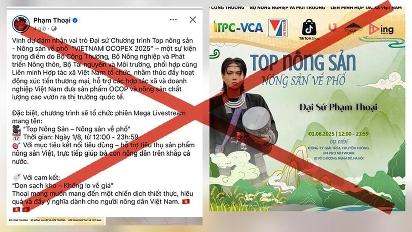 Chia sẻ thông tin sai sự thật, Tiktoker Phạm Thoại bị xử phạt