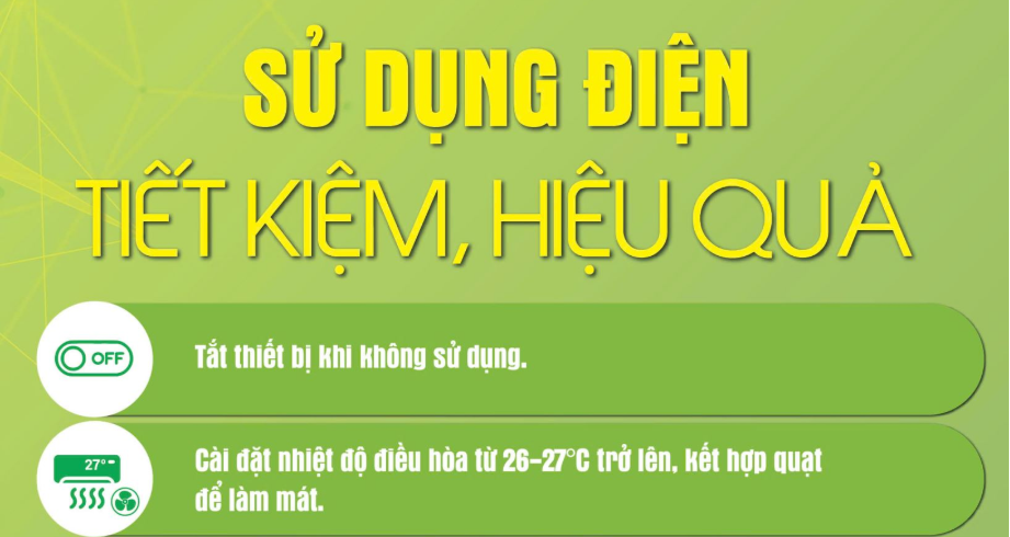 Sử dụng điện tiết kiệm, hiệu quả để giảm thiểu nguy cơ sự cố