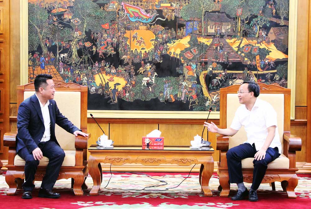 Doanh nghiệp Trung Quốc tìm hiểu, hợp tác đầu tư ở Bắc Ninh