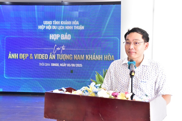 Ông Nguyễn Anh Vũ- Chủ tịch HHDL Ninh Thuận phát biểu khai mạc