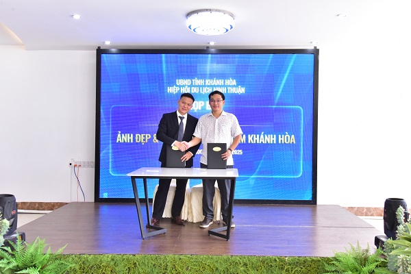 Ký kết hợp tác giữa HHDL Ninh Thuận và Công ty TNHH Thương mại Dịch vụ Veryfy