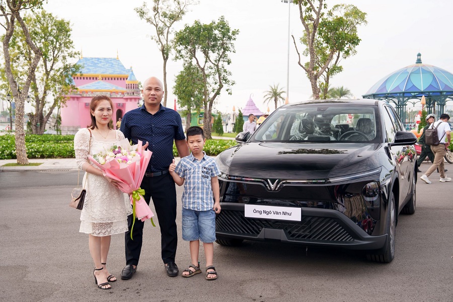 Anh Ngô Văn Như chuyển sang xe điện vì khả năng tiết kiệm chi phí vận hành