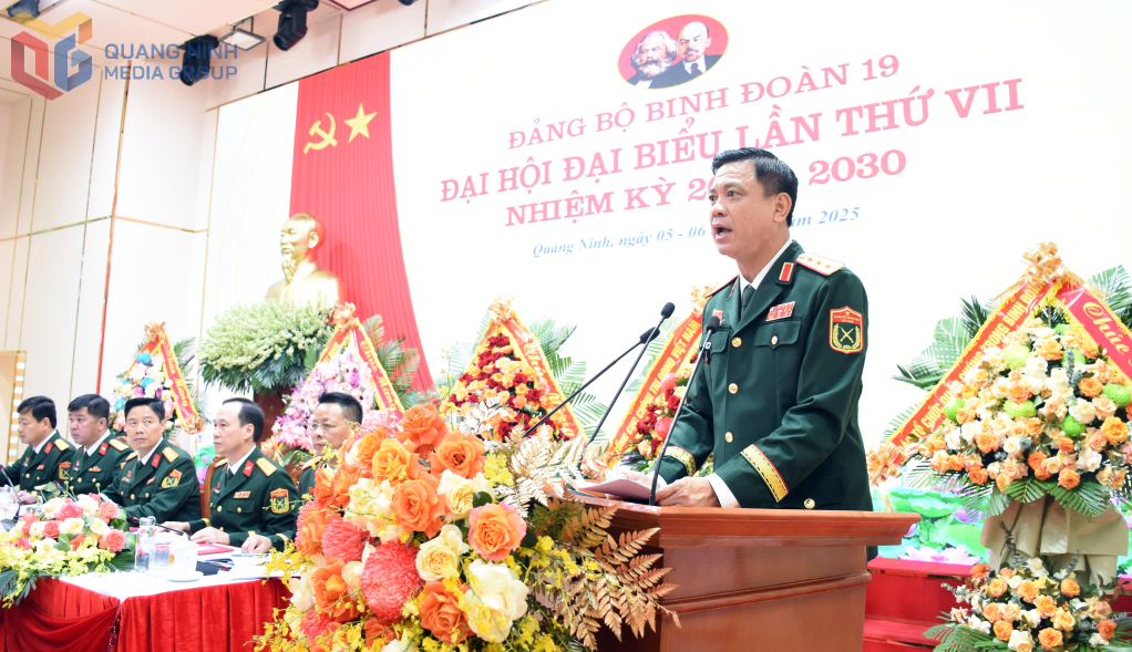 Thượng tướng Nguyễn Trường Thắng, Uỷ viên Trung ương Đảng, Uỷ viên Quân uỷ Trung ương, Thứ trưởng Bộ Quốc phòng, phát biểu chỉ đạo tại Đại hội. Thượng tướng Nguyễn Trường Thắng, Uỷ viên Trung ương Đảng, Uỷ viên Quân uỷ Trung ương, Thứ trưởng Bộ Quốc phòng, phát biểu chỉ đạo tại Đại hội.