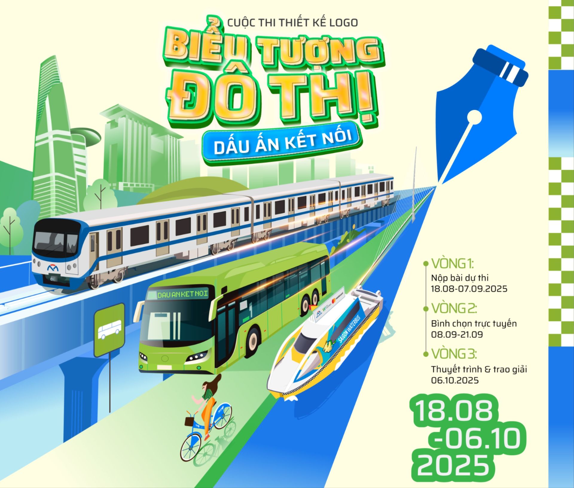 TP. Hồ Chí Minh phát động cuộc thi thiết kế biểu trưng giao thông công cộng