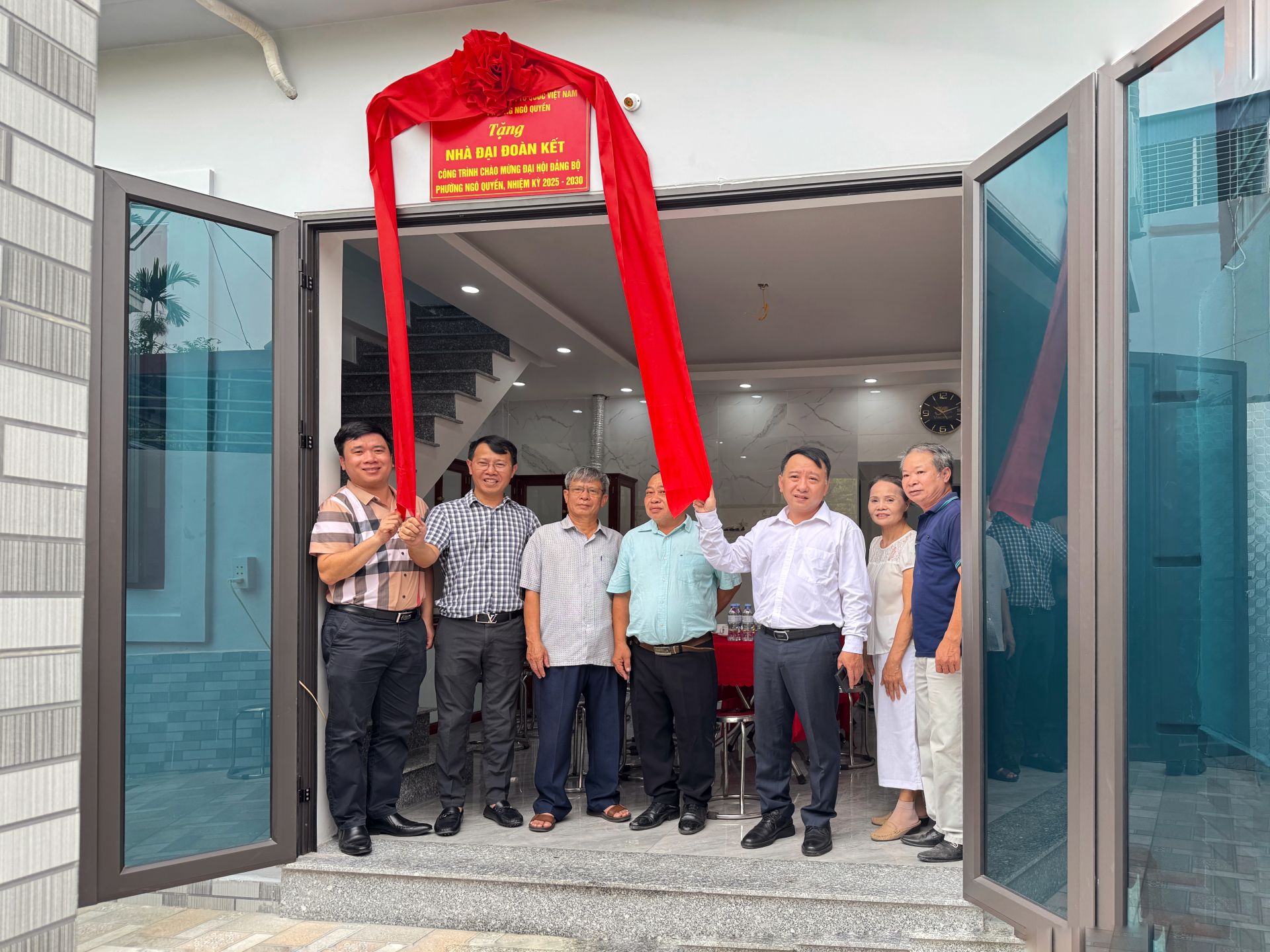 Phường Ngô Quyền khánh thành các công trình chào mừng Đại hội Đảng bộ phường lần thứ I, nhiệm kỳ 2025-2030