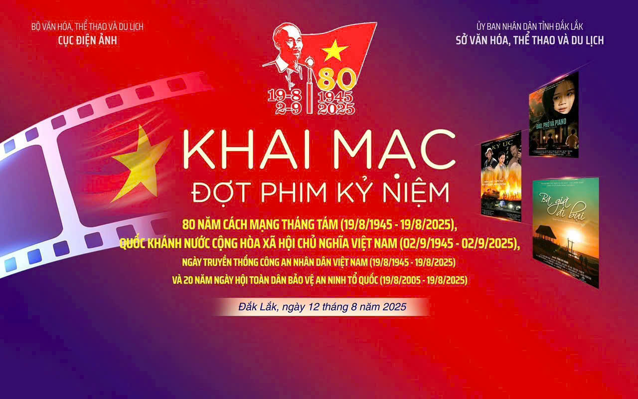Chiếu phim kinh điển kỷ niệm 80 năm Cách mạng Tháng Tám và Quốc khánh 2/9