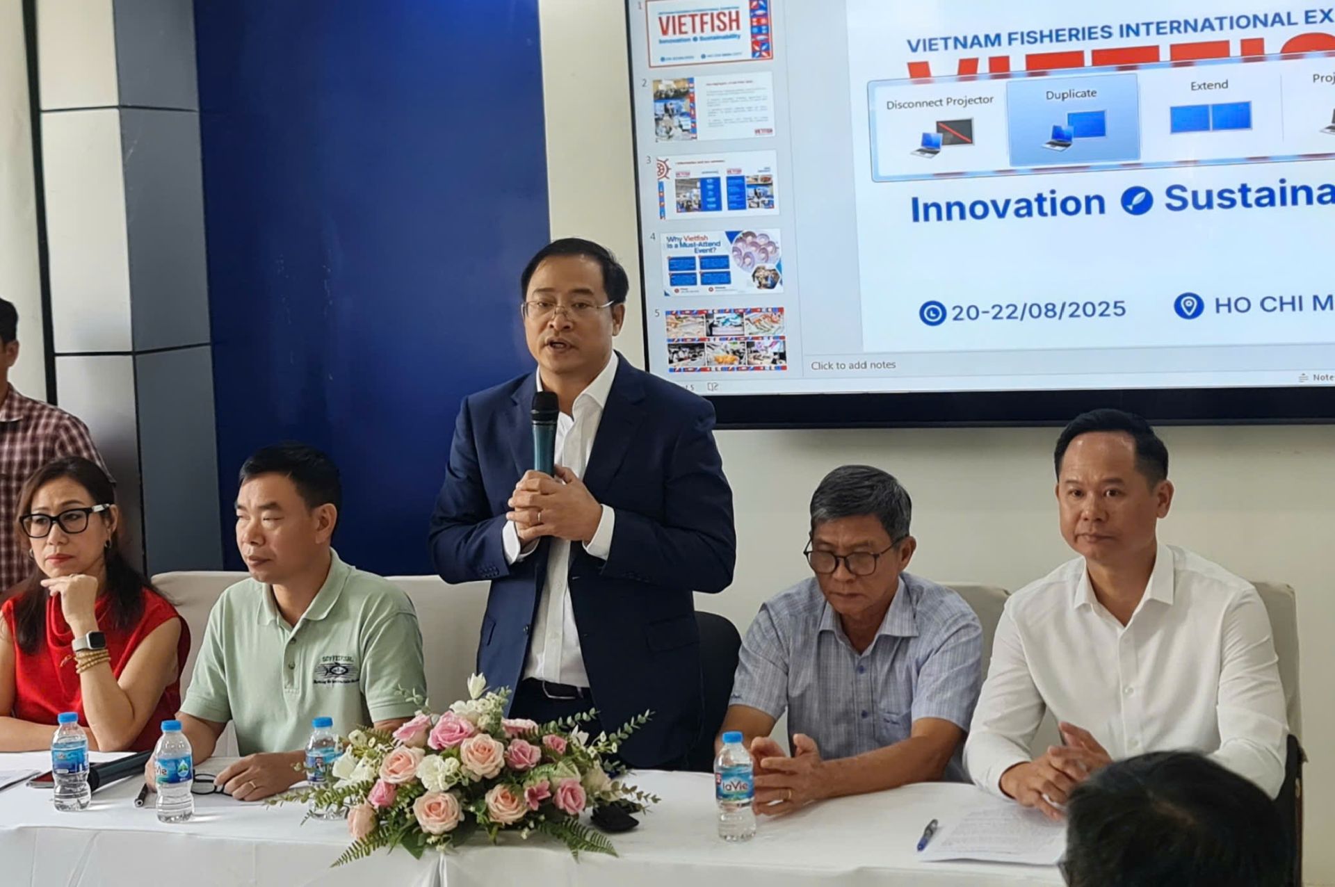 Ông Nguyễn Hoài Nam, Tổng Thư ký Hiệp hội Chế biến và Xuất khẩu Thủy sản Việt Nam (VASEP), cập nhật những thông tin trong ngành vào ngày 6/8.
