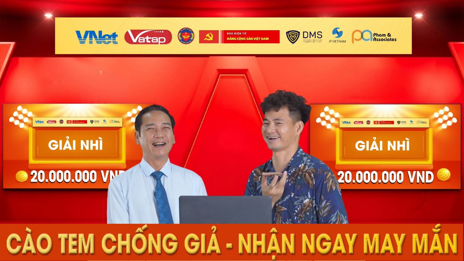 Ông Nguyễn Công Dũng, nguyênTổng Biên tập Báo điện tử Đảng Cộng sản Việt Nam tham gia quay thưởng tại Chương trình