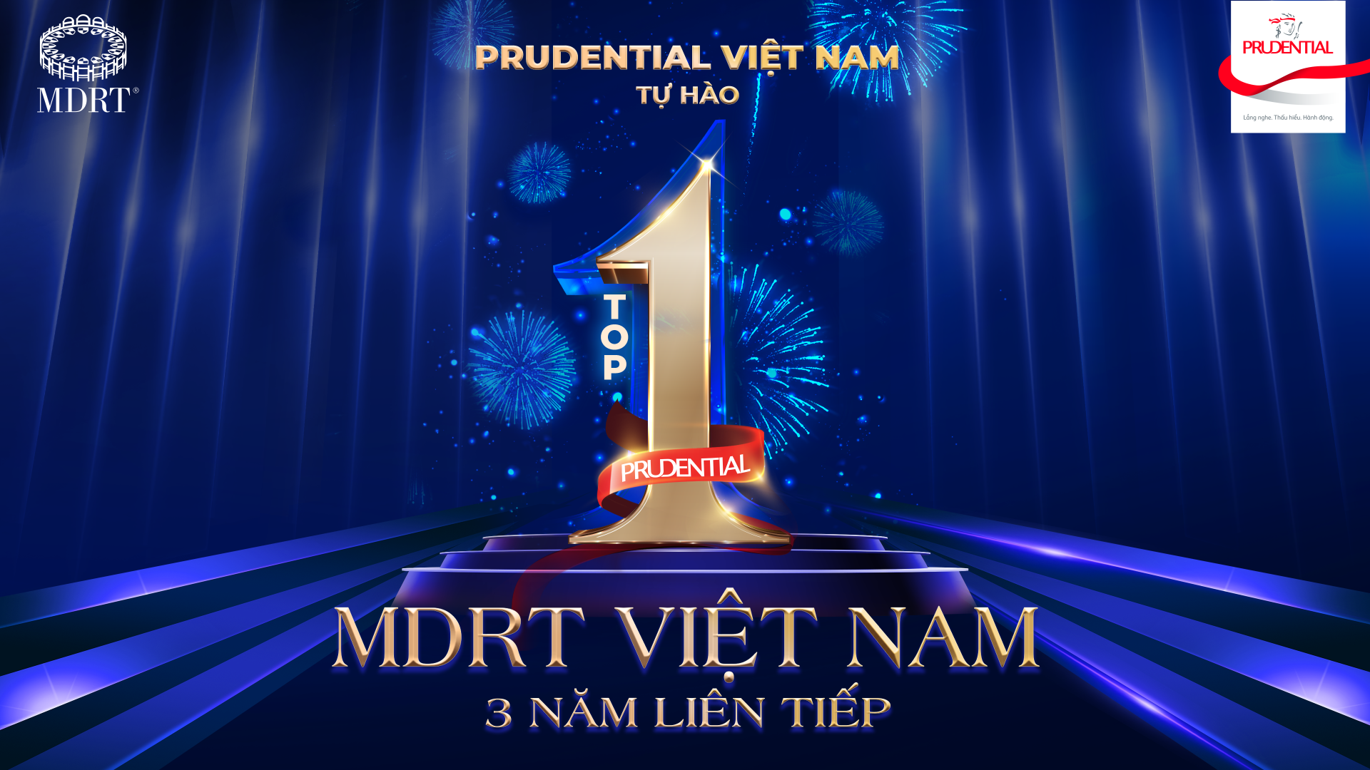 Prudential 3 năm liền dẫn đầu số lượng MDRT tại Việt Nam: Hành trình xây dựng sự yên tâm vững bền vì khách hàng