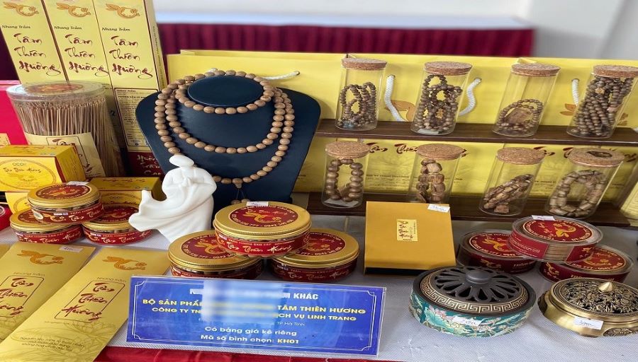 Một số sản phẩm tham gia bình chọn sản phẩm công nghiệp nông thôn tiêu biểu cấp tỉnh năm 2025.