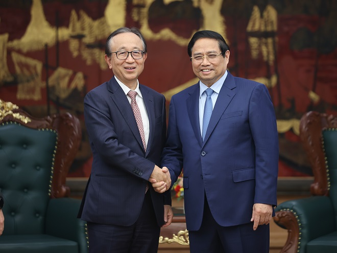 Thủ tướng đề nghị Ngân hàng MUFG Nhật Bản và thế giới tham gia Trung tâm Tài chính quốc tế tại Việt Nam