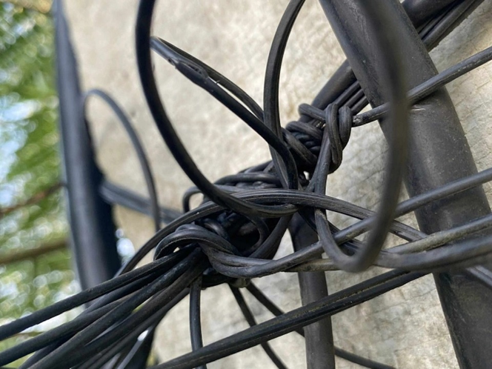 Nguyên nhân chính là do nhân viên của nhà mạng viễn thông đã treo dây tín hiệu lên cột điện không đúng quy cách kỹ thuật, buộc vào dây điện từ sau công tơ, cộng với điều kiện thời tiết nắng nóng, mưa giông kéo dài dẫn đến dây mạng cọ xát làm mài mòn, bong lớp cách điện gây rò điện âm thầm