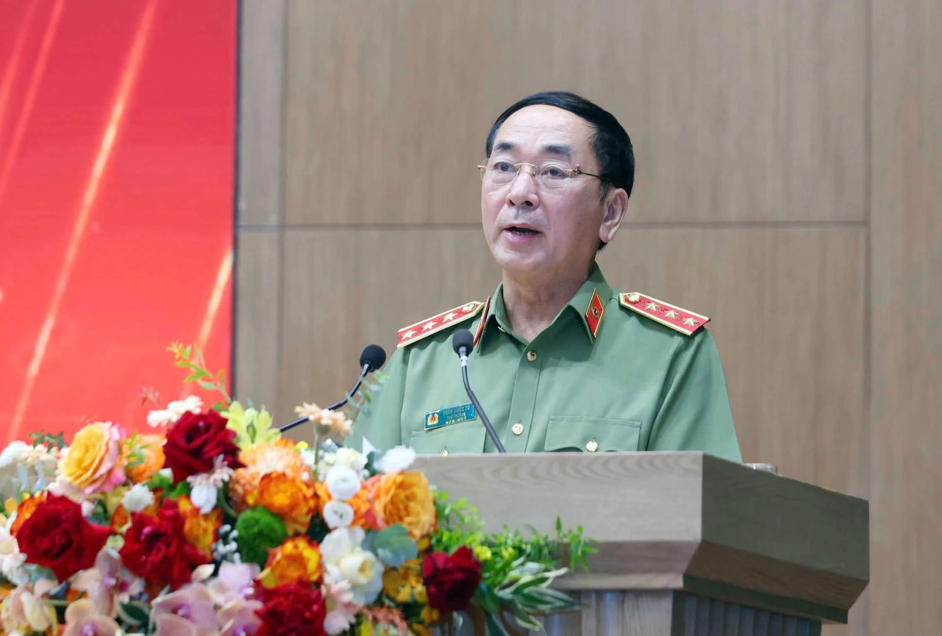 Thứ trưởng Trần Quốc Tỏ phát biểu tại Lễ ra mắt. Thứ trưởng Trần Quốc Tỏ phát biểu tại Lễ ra mắt.