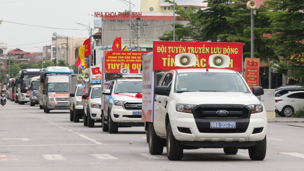 Sôi động hội thi Tuyên truyền lưu động toàn quốc tại Bắc Ninh