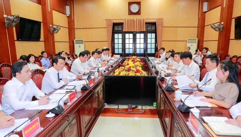 Toàn cảnh buổi làm việc