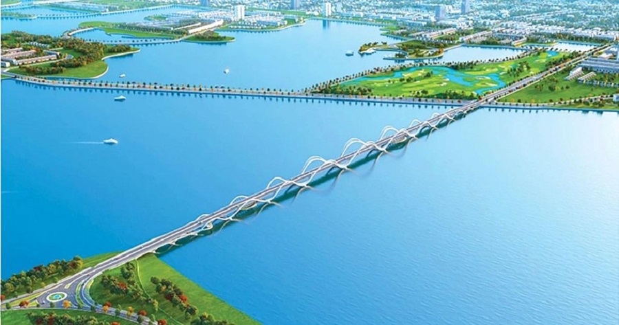 Phối cảnh Dự án Đầu tư xây dựng công trình cầu trên tuyến đường bộ ven biển kết nối An Biên - thành phố Rạch Giá