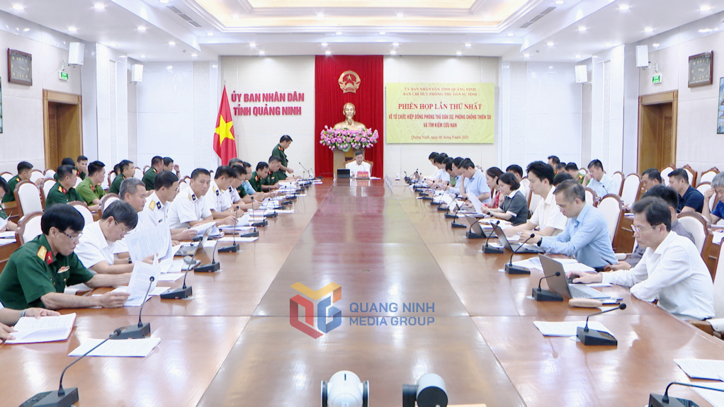 Ban Chỉ huy Phòng thủ dân sự tỉnh Quảng Ninh họp phiên thứ nhất