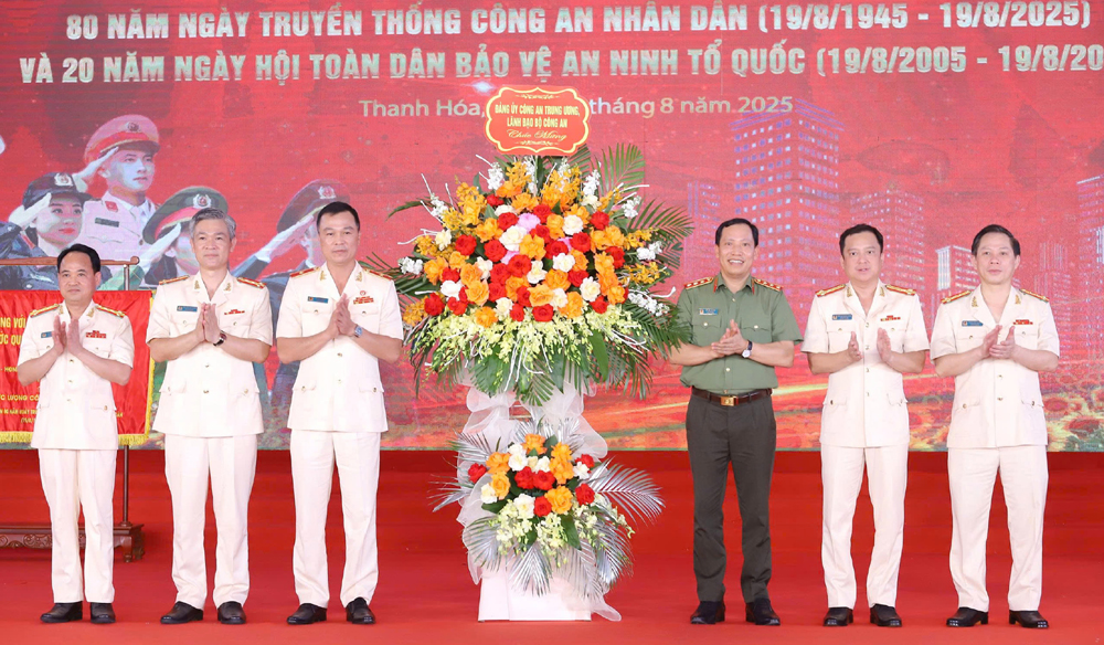 Thanh Hóa tổ chức trọng thể Lễ kỷ niệm 80 năm Ngày truyền thống Công an Nhân dân