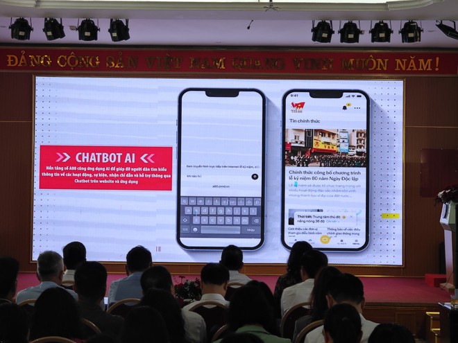 Website “A80 - Tự hào Việt Nam” có rất nhiều tình năng hữu ích