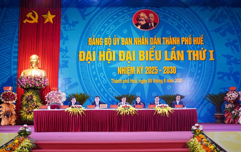 Đại hội đại biểu Đảng bộ UBND TP. Huế lần thứ I, nhiệm kỳ 2025 – 2030 - Ảnh: VGP/Nhật Anh Đại hội đại biểu Đảng bộ UBND TP. Huế lần thứ I, nhiệm kỳ 2025 – 2030 - Ảnh: VGP/Nhật Anh