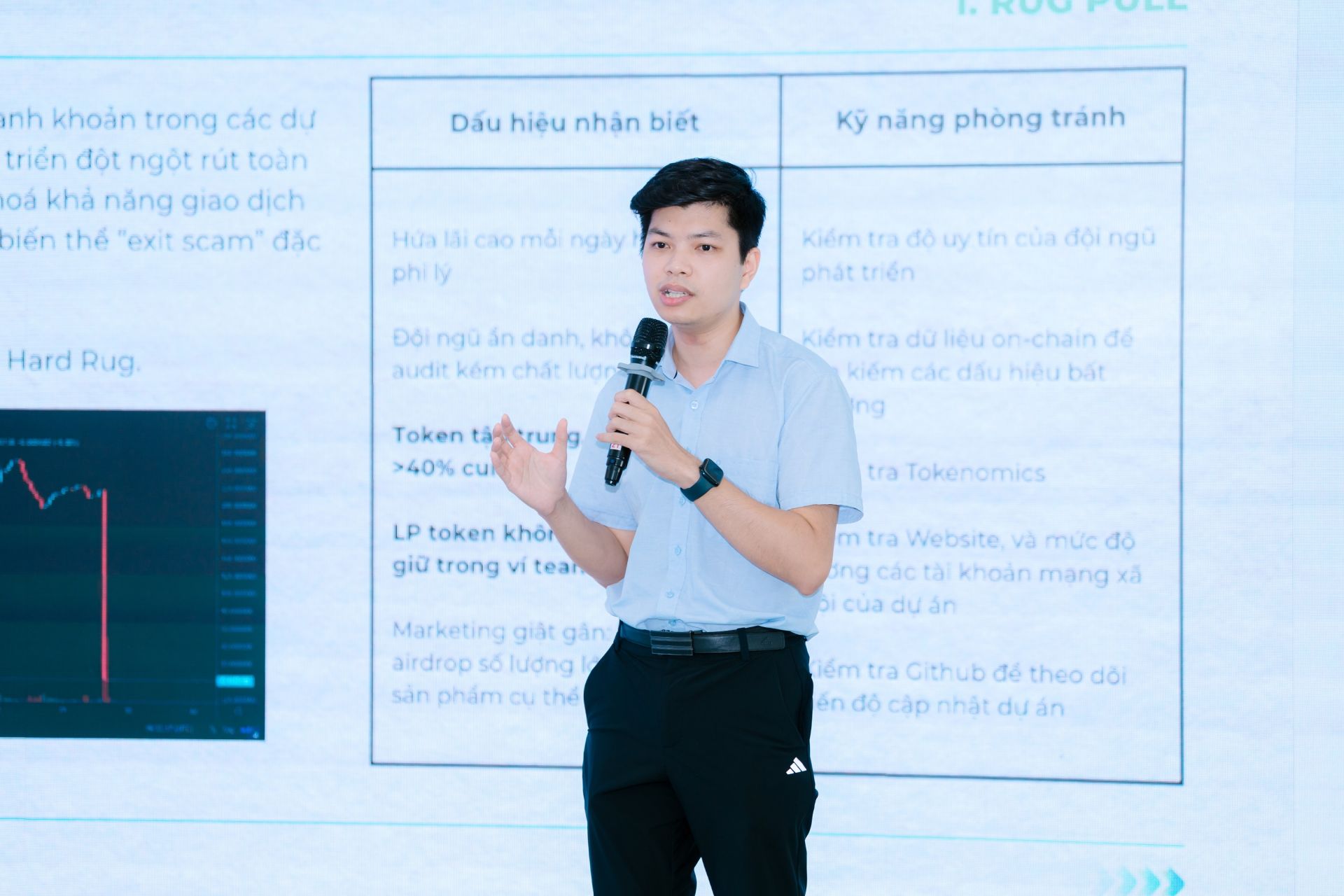 Ông Phạm Gia Khánh, Giám đốc Công nghệ, CTCP Nippy Labs cảnh báo 5 dấu hiệu rủi ro, gồm hứa lợi nhuận cao, thiếu minh bạch và quảng bá qua kênh hoặc nguồn không uy tín.