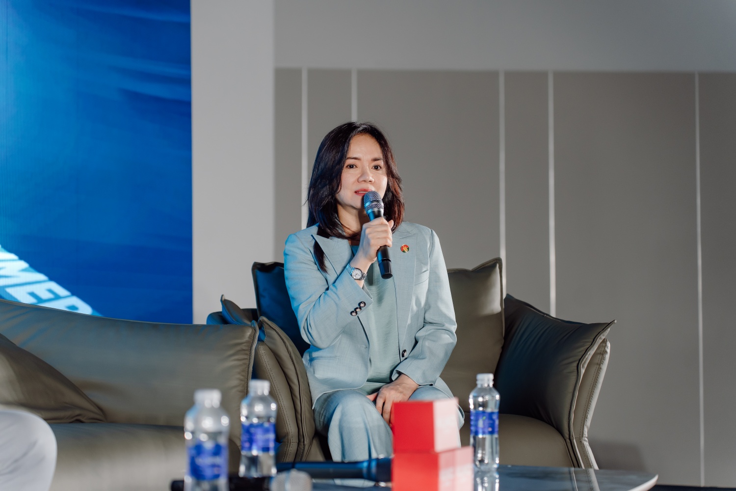 Bà Nguyễn Thị Hiền - Phó Tổng Giám đốc PVCFC chia sẻ về hành trình thực tế của một doanh nghiệp sản xuất phân bón trong quá trình chinh phục thị trường quốc tế