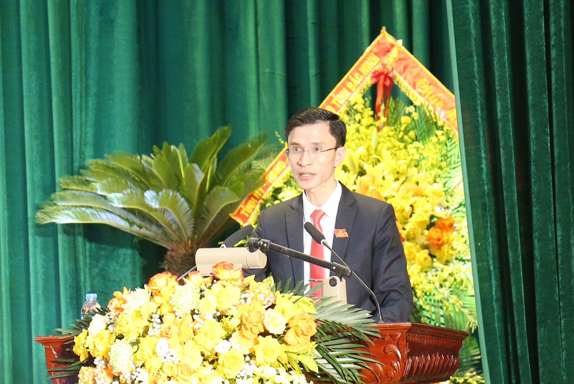 Đồng chí Nguyễn Thanh Tùng phát biểu khai mạc Đại hội. Đồng chí Nguyễn Thanh Tùng phát biểu khai mạc Đại hội.