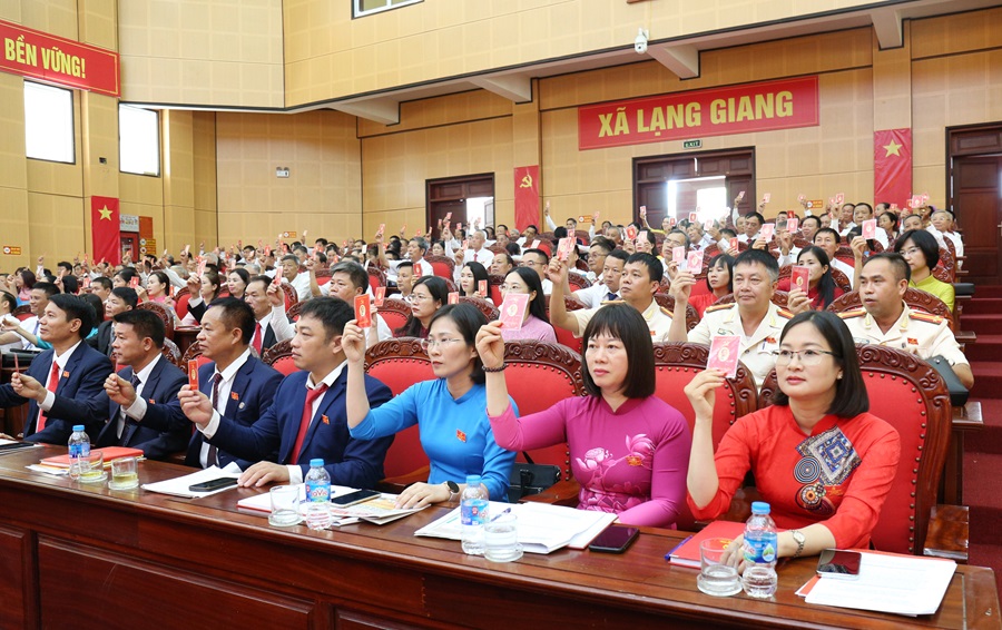 Các đại biểu biểu quyết thông qua Nghị quyết Đại hội. Các đại biểu biểu quyết thông qua Nghị quyết Đại hội.