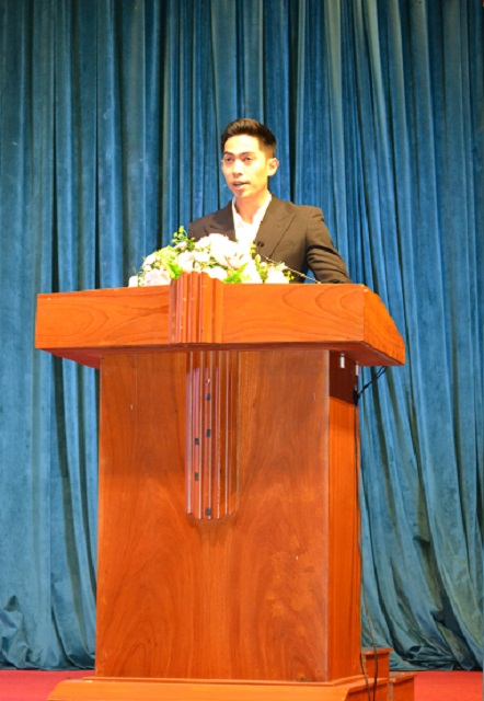 Ông Nguyễn Quốc Đạt phát biểu tại Lễ ra mắt. Ảnh: VH