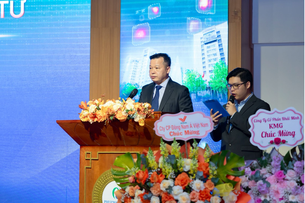 Chủ tịch Nguyễn Thanh Việt phát biểu tại buổi Lễ