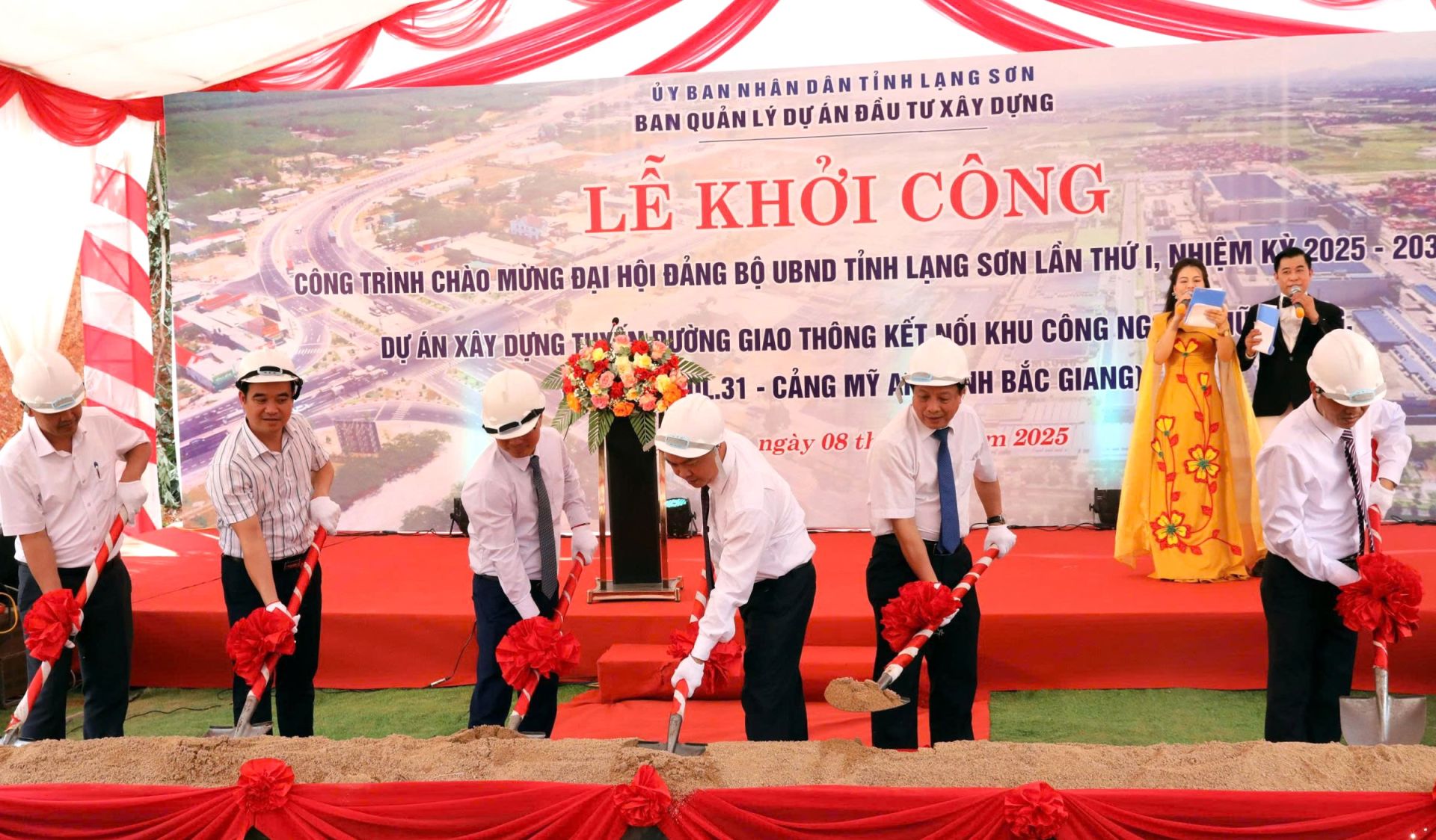 Lạng Sơn: Khởi công xây dựng tuyến đường giao thông kết nối liên vùng với tổng vốn đầu tư gần 148 tỷ đồng